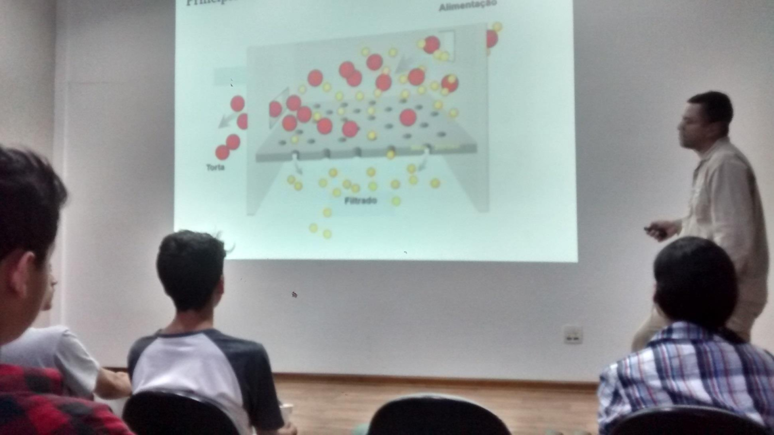 Palestra Durante Visita Técnica à Empresa Clariant